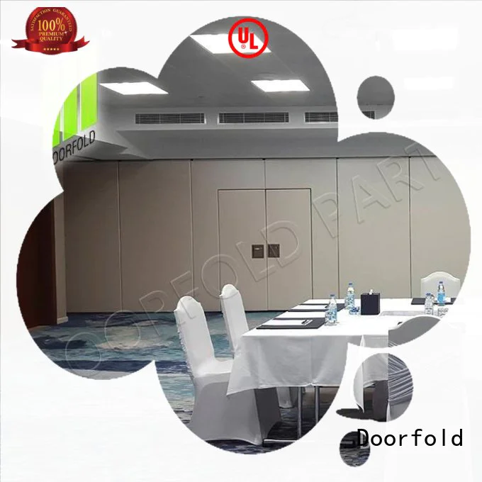 Doorfold operable sliding folding partition latest design for meeting room