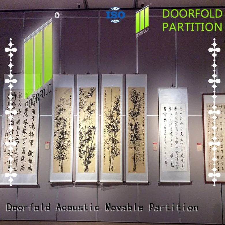 acoustic movable walls room partitions panels museum Doorfold movable partition