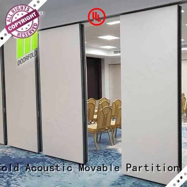movable operable wall partition for conference