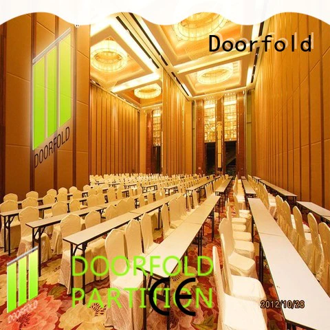 Doorfold folding commercial partition walls top brand for exhibition