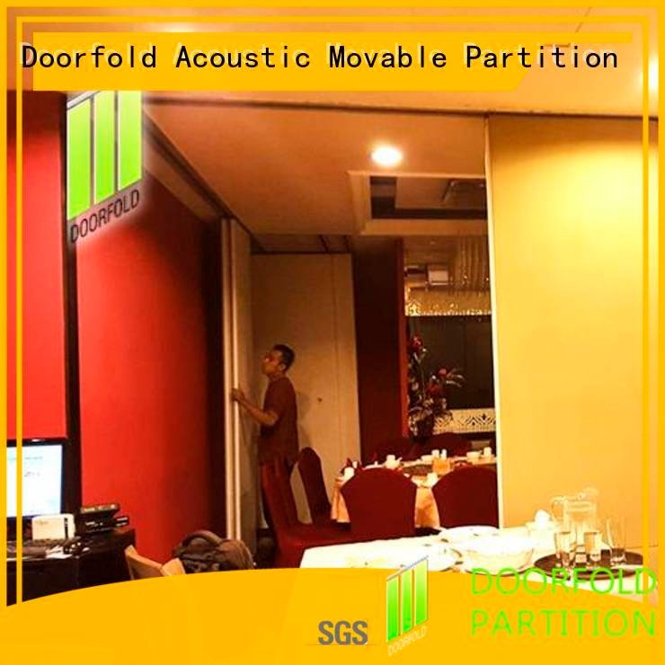 Doorfold movable partition commercial room dividers wall acoustic divider flexible