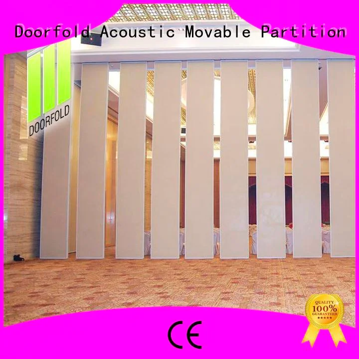 wall acoustic retractable Doorfold movable partition sliding folding partition