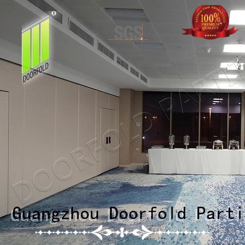Doorfold movable sliding folding partition luck for office