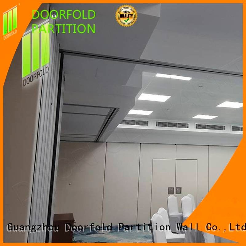 Doorfold movable partition soundproof folding walls retractable partition sound