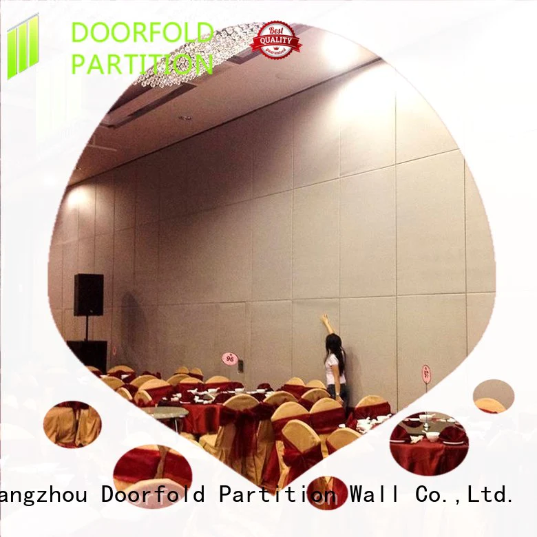 Doorfold commercial movable acoustic walls sliding folding partitions leyan for meeting room