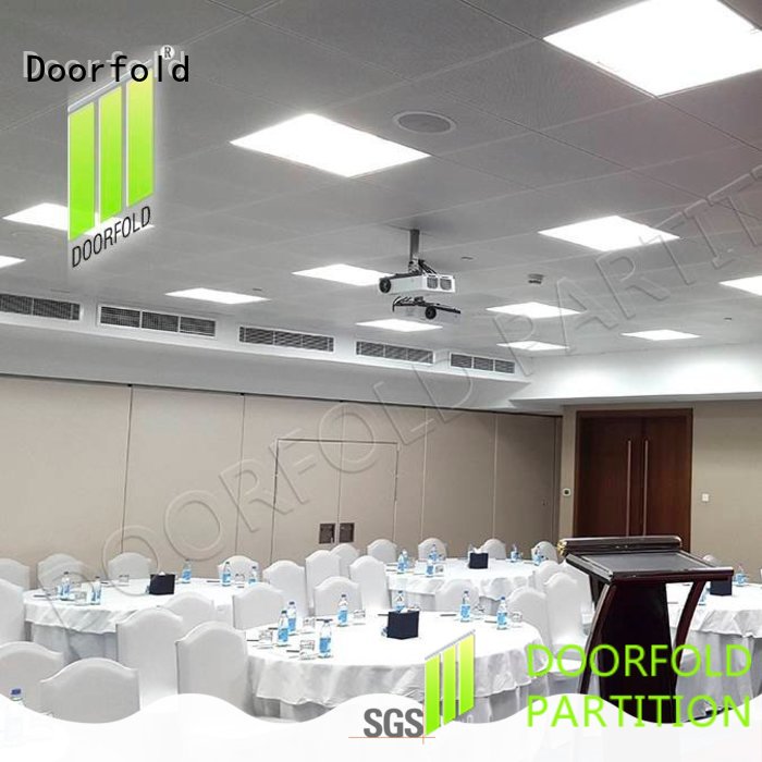 Doorfold folding partition walls commercial bulk production for living room