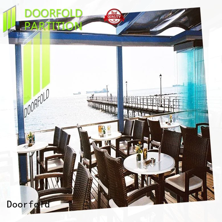 commercial portable partition glass for restaurant