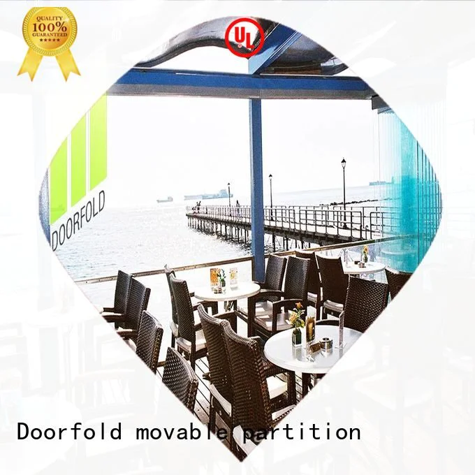 office restaurant panels Doorfold movable partition glass partition walls for office