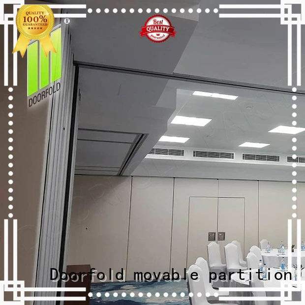 Doorfold movable partition sliding soundproof office partitions wall conference