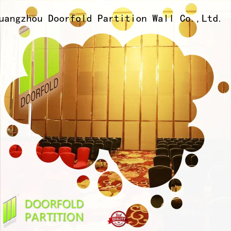 Doorfold acoustic movable partitions fast delivery decoration