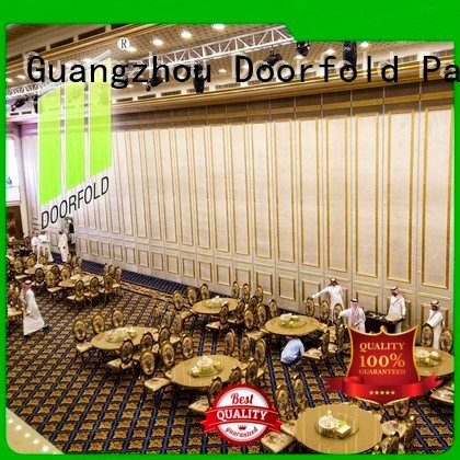 Doorfold movable partition Brand marriott wall acoustic partition saudi movable