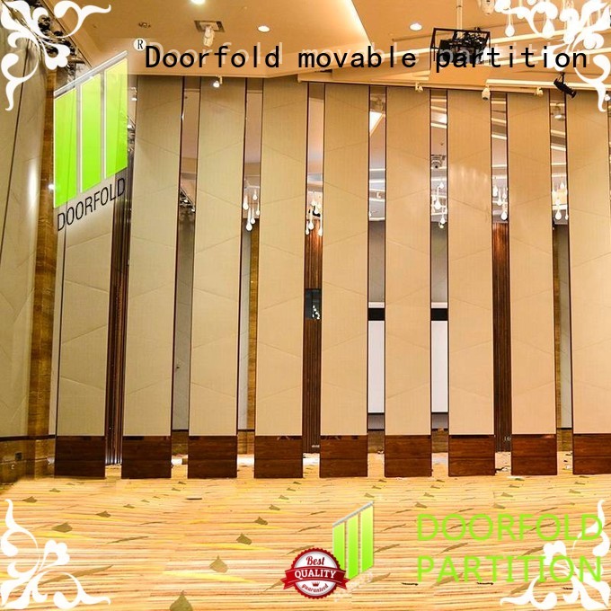 movable acoustic walls sliding folding partitions commercial hotel Doorfold movable partition
