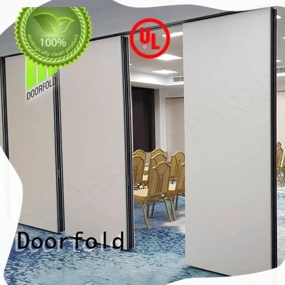 Doorfold movable operable wall systems for meeting room
