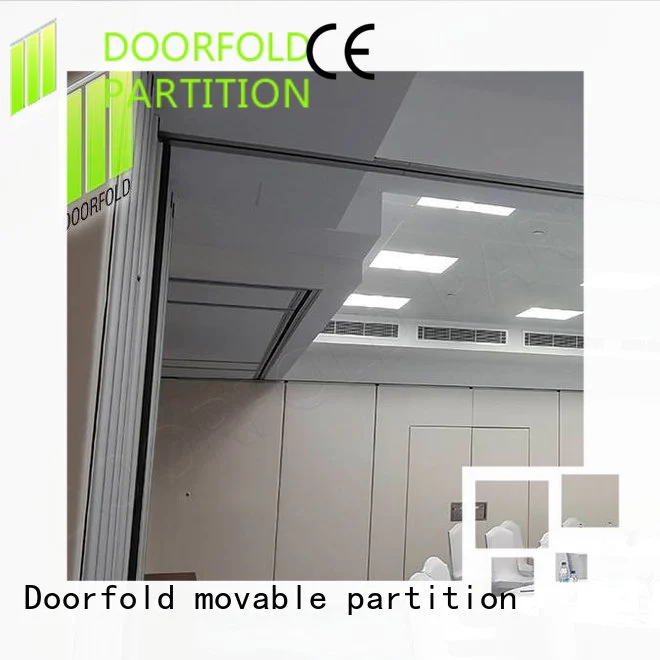 Doorfold movable partition acoustic soundproof partition wall wall for theater