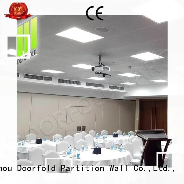 Doorfold movable partition Brand folding operable folding partition walls commercial movable center