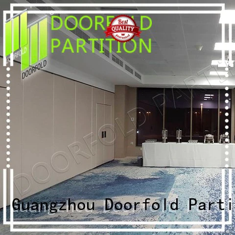 sliding glass partition walls hot selling panels Warranty Doorfold movable partition