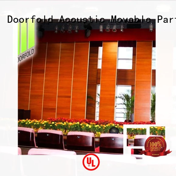 Doorfold movable partition commercial sliding folding partition production for meeting room