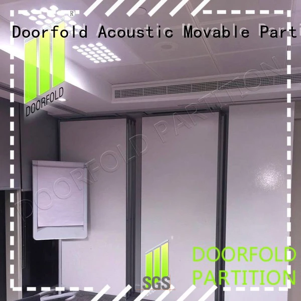 Doorfold acoustic sliding partition free design for restaurant