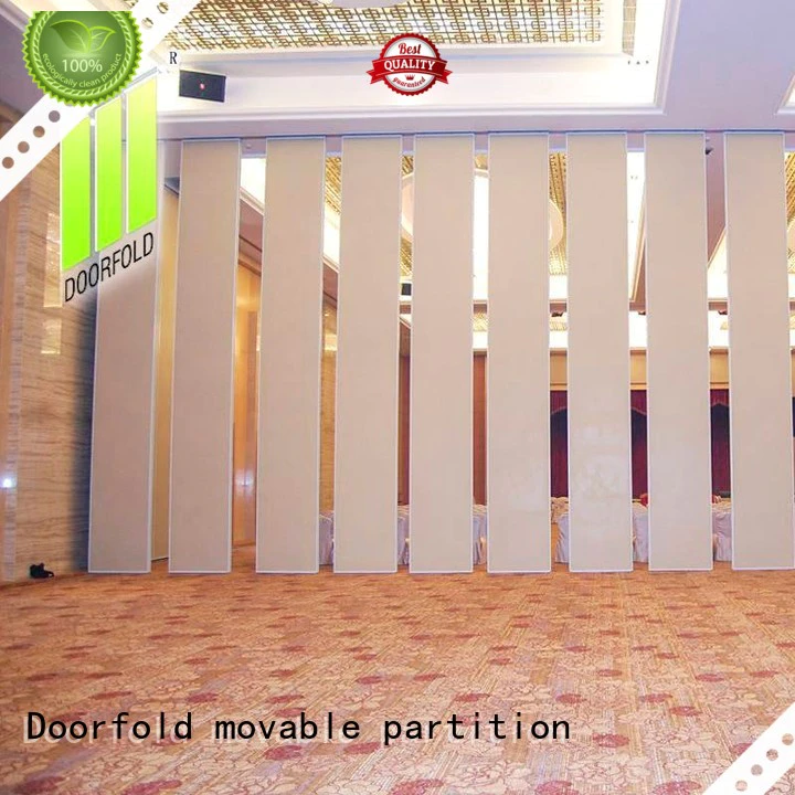 Doorfold movable partition Brand top selling restaurant custom sliding glass partition walls