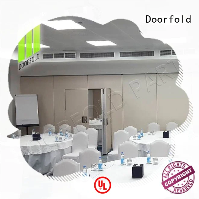 Doorfold soundproof office partitions multi-functional for theater