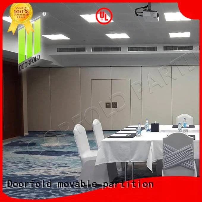 Doorfold movable partition Brand collapsible sliding folding partition walls divider commercial