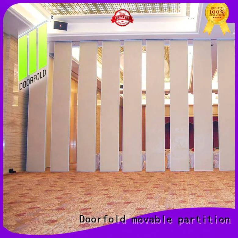 Doorfold movable partition sliding folding partition retractable international flexible hotel
