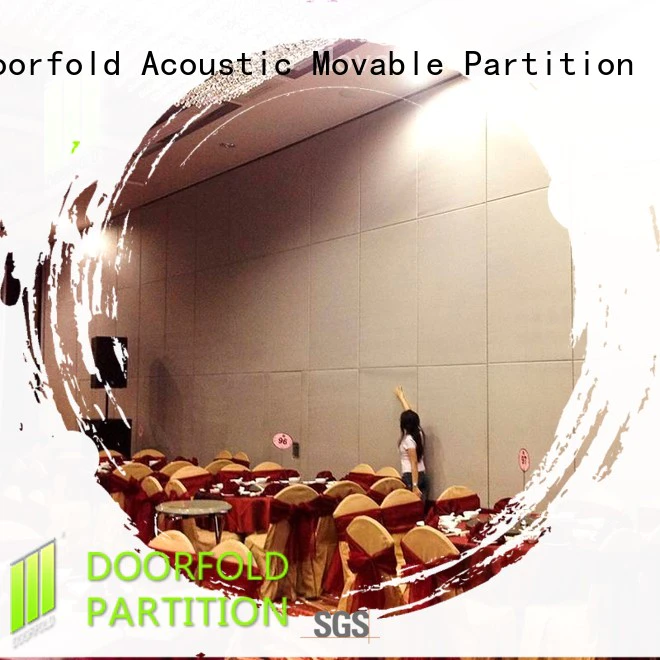 Doorfold movable Sliding Partition Wall for Hotel acoustic