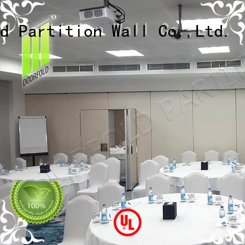 soundproof soundproof partition wall retractable for expo Doorfold movable partition