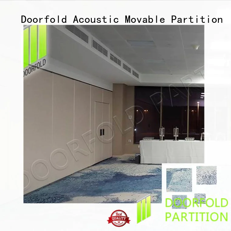 soundproof high quality room OEM sliding folding partition Doorfold movable partition