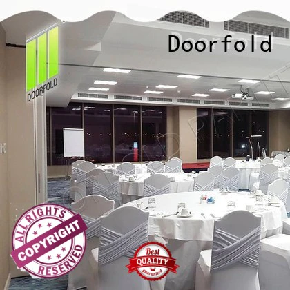 Doorfold sliding folding partition conference