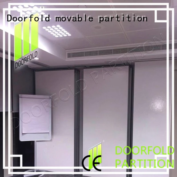 Doorfold movable partition acoustic office partition walls for restaurant