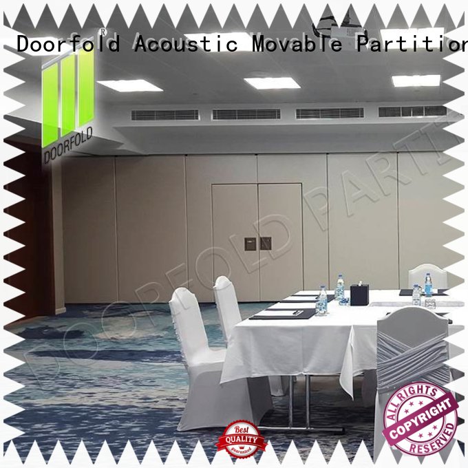 Doorfold sliding folding partition durable for hotel