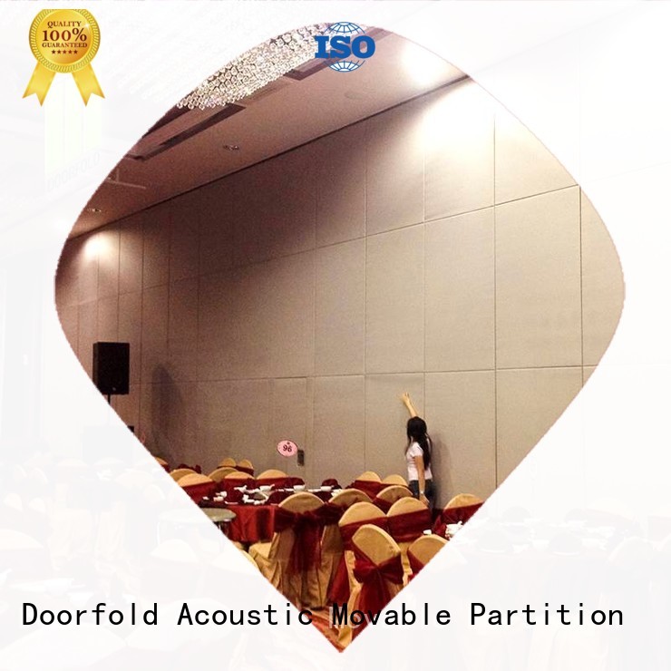 Doorfold movable partition Brand df100 wall sound sliding folding partition