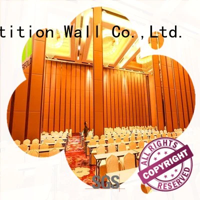 Doorfold easy installation hall partition customization for exhibition