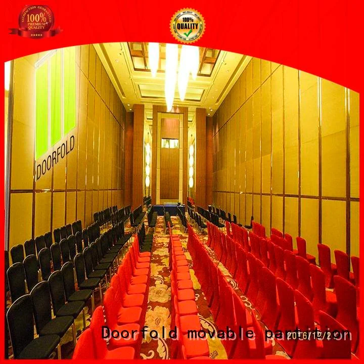 Doorfold movable partition acoustic partition lan operable bay partitions