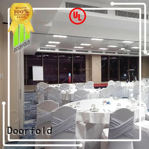 Doorfold sliding folding partition doors conference for office