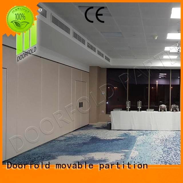 Doorfold movable partition Brand plaza partition crowne sliding glass partition walls