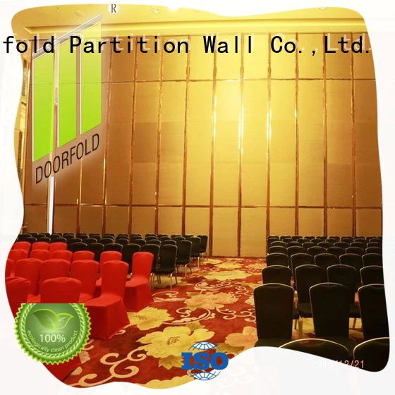 Doorfold movable hall acoustic movable partitions fast delivery for office