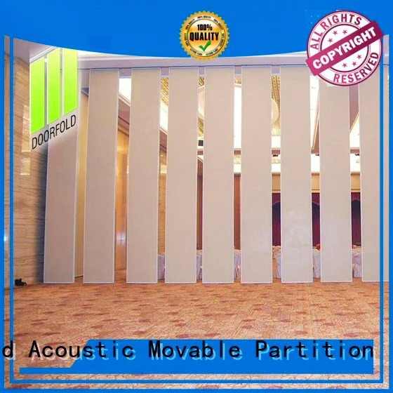 Hot sliding glass partition walls retractable hotel movable Doorfold movable partition Brand
