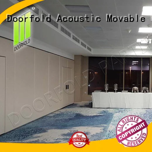 Doorfold movable partition Brand wall divider hotel sliding folding partition