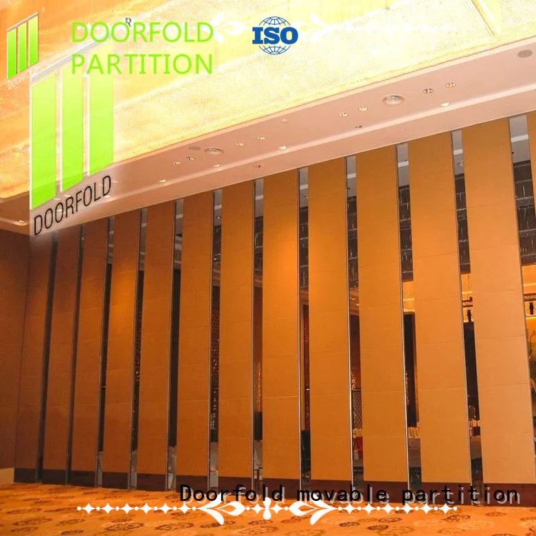 Doorfold movable partition restaurant room partitions cheap hot-sale for office