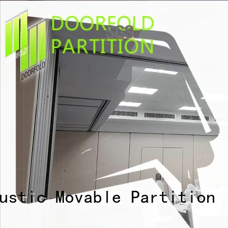 collapsible soundproof sliding walls custom for theater Doorfold movable partition
