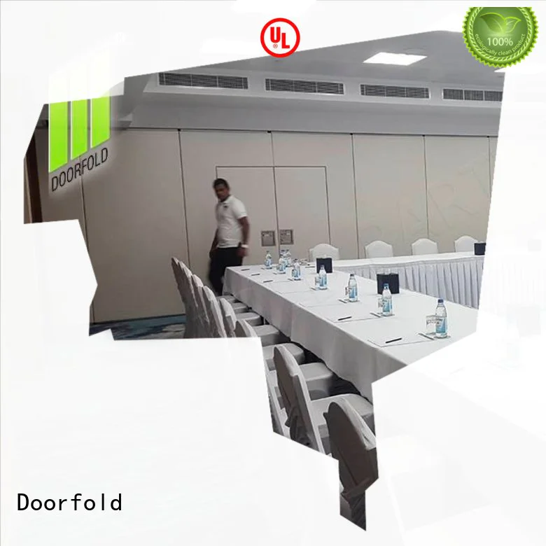 Doorfold sliding partition free design for office