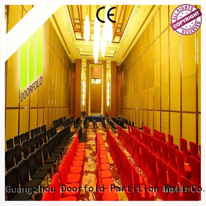 acoustic sliding folding partition retractable for meeting room Doorfold