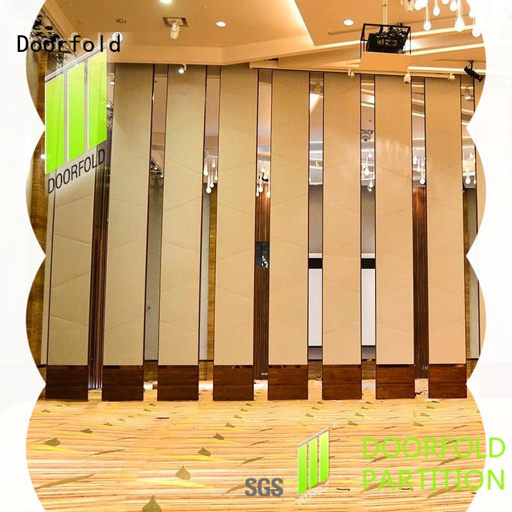 Doorfold Sliding Partition Wall for Hotel easy installation for conference
