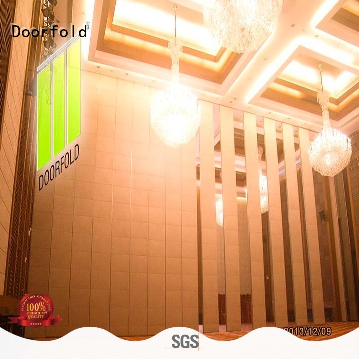 Doorfold Sliding Partition Wall for Hotel simple structure for conference