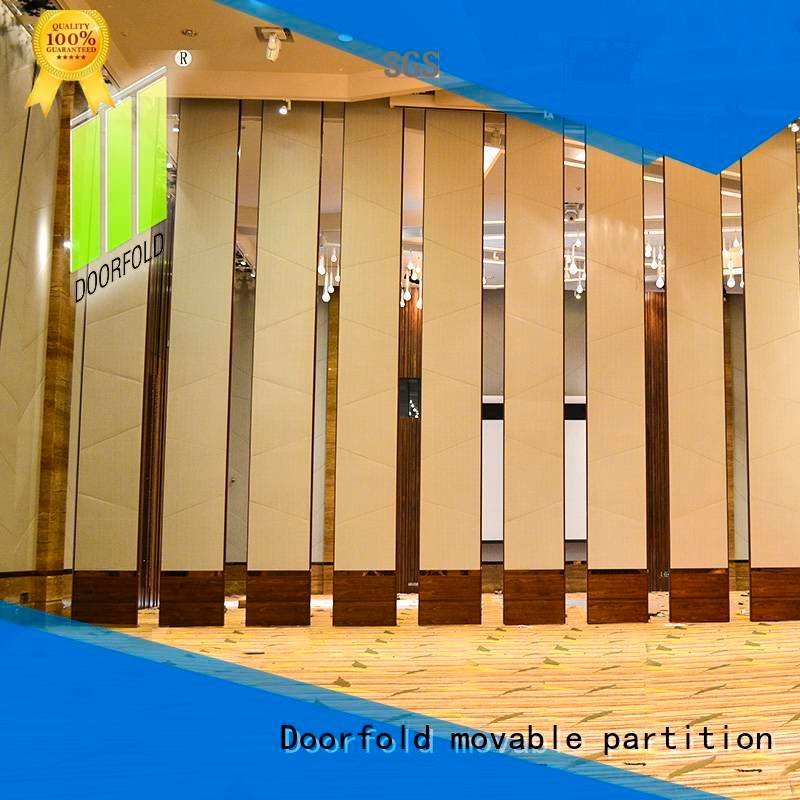 Doorfold movable partition operable sliding folding partition wall acoustic