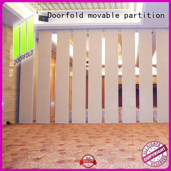 OEM sliding folding partition crowne movable sliding glass partition walls