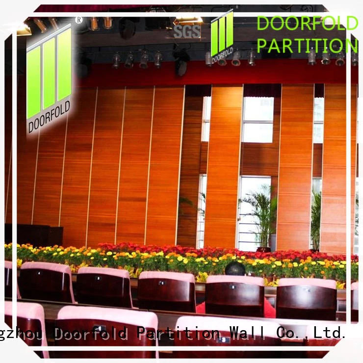Doorfold movable partition sliding sliding acoustic partitions wall for office