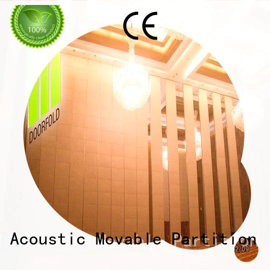 sliding glass partition walls acoustic Doorfold movable partition Brand